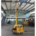 9m Height Light Towers with 4*1000w LED Lamps